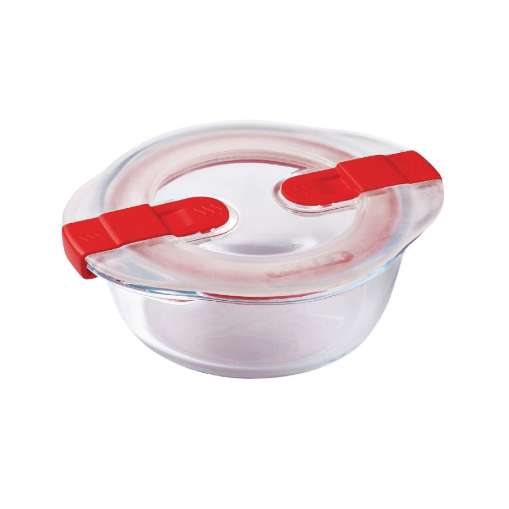 Pyrex Cook And Heat Round Dish With Lid 350Ml - [Fc360]