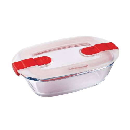 Pyrex Pyrex Cook and Heat Rectangular Dish with Lid 350ml - [FC366]