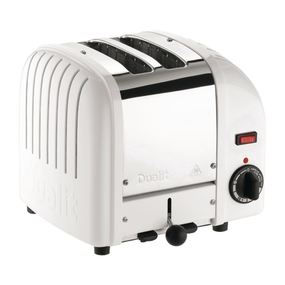 Dualit 2 Slice Vario Toaster White 20248 - [CB981]
