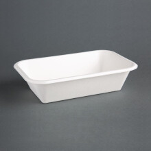 Fiesta Green Compostable Bagasse Food Trays 32oz (Pack of 50) - [DW349]
