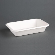 Fiesta Green Compostable Bagasse Food Trays 16oz (Pack of 50) - [DW347]