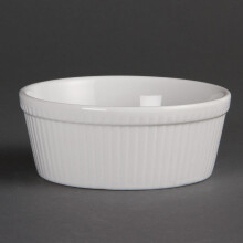 Olympia Whiteware Round Pie Dishes 134mm (Pack of 6) - [C042]