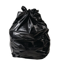Jantex Large Medium Duty Black Bin Bags, 70L, Pack of 200 GK688