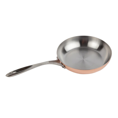 Vogue Tri Wall Copper Frying Pan 240mm - [CM679]