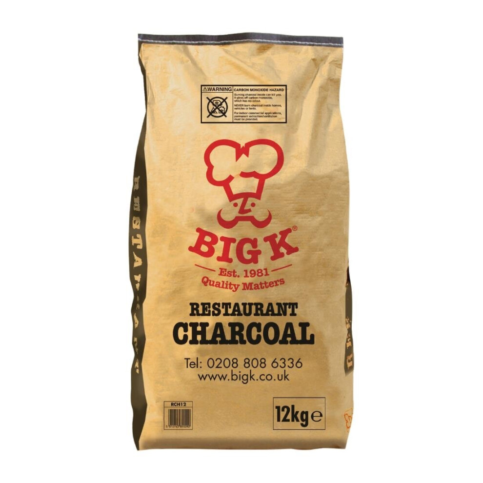 Big K DC868 Restaurant Natural Charcoal - 12kg