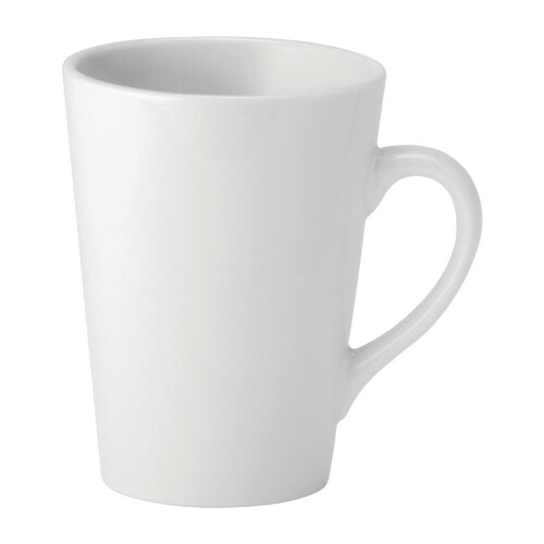 Utopia Pure White Latte Mugs 250ml – 24-Pack, E90024