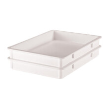 Cambro DB18263P148 Witte 18" x 26" x 3" Pizza Deegdoos - Aantal: 1