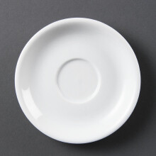 Olympia Whiteware Cappuccino Saucers (Pack of 12) - [CB470]