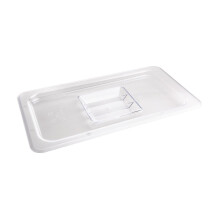 Vogue Polycarbonate 1/3 Gastronorm Lid Clear - [U246]