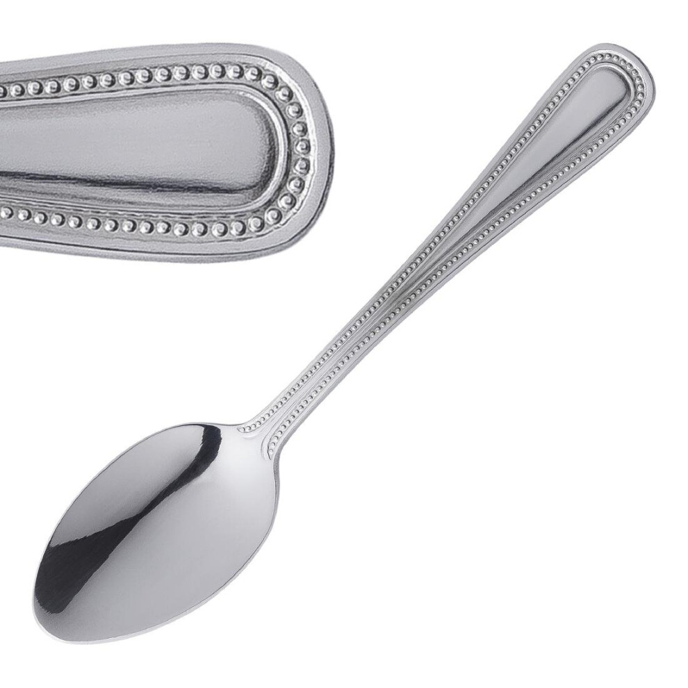 Olympia Bead Coffee Spoon (Pack of 12) - [C218]