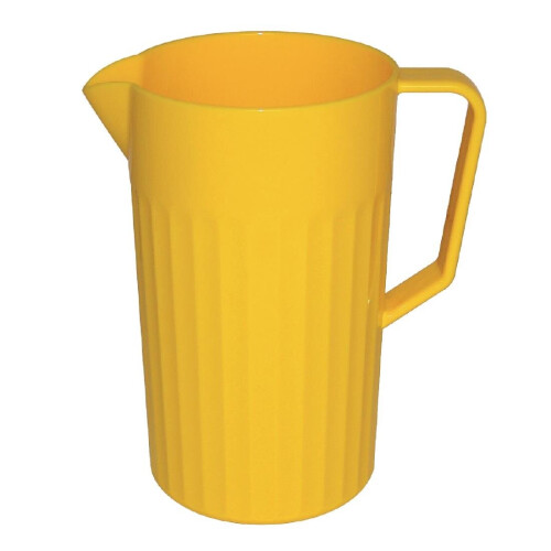 Kristallon Polycarbonate Jug Yellow 1.4Ltr - [CE278]