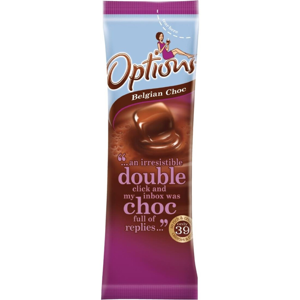 Options Belgian Chocolate Sachets (Pack Of 100) - [DN813]