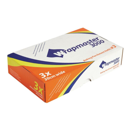 Wrapmaster Wrapmaster Baking Parchment 12in (Pack of 3) - [GM214]