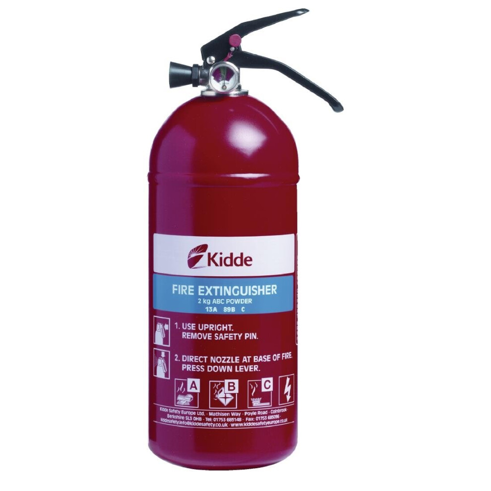 Kidde Fire Extinguisher - Multi Purpose (A,B, C and electrical fires) - [J779]