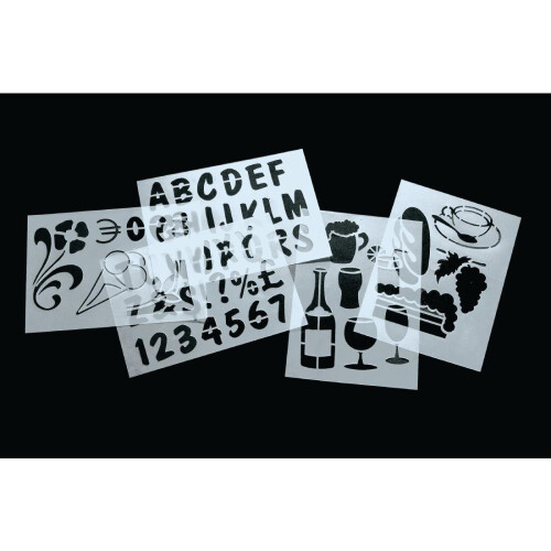 Securit Stencil Set - [E287]