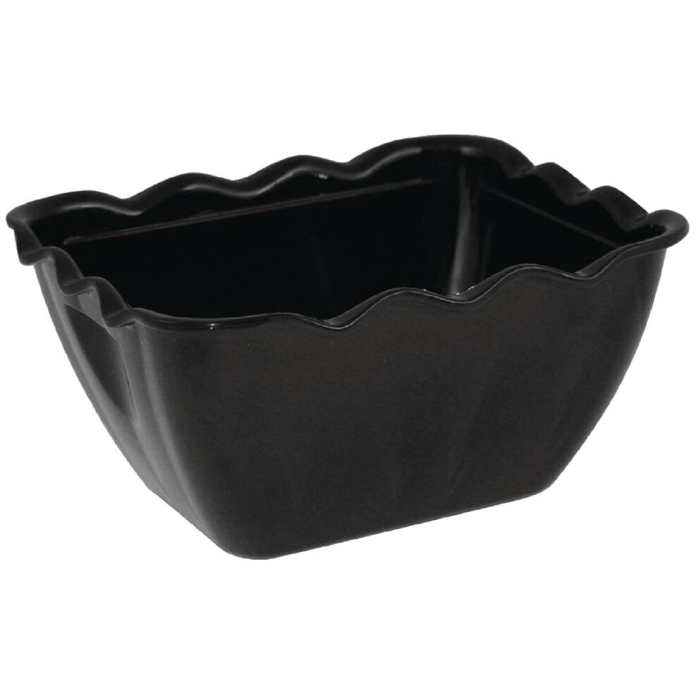 Kristallon Salad Crocks 750ml Black - [CB757]