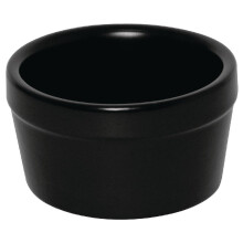 Olympia Mediterranean Ramekins Black 95mm (Pack of 6) - [DK831]