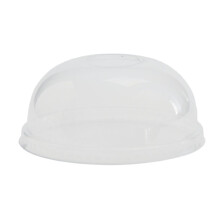 PLA kuppelformet låg til en beholder med en diameter på 115 mm, 50 stk.