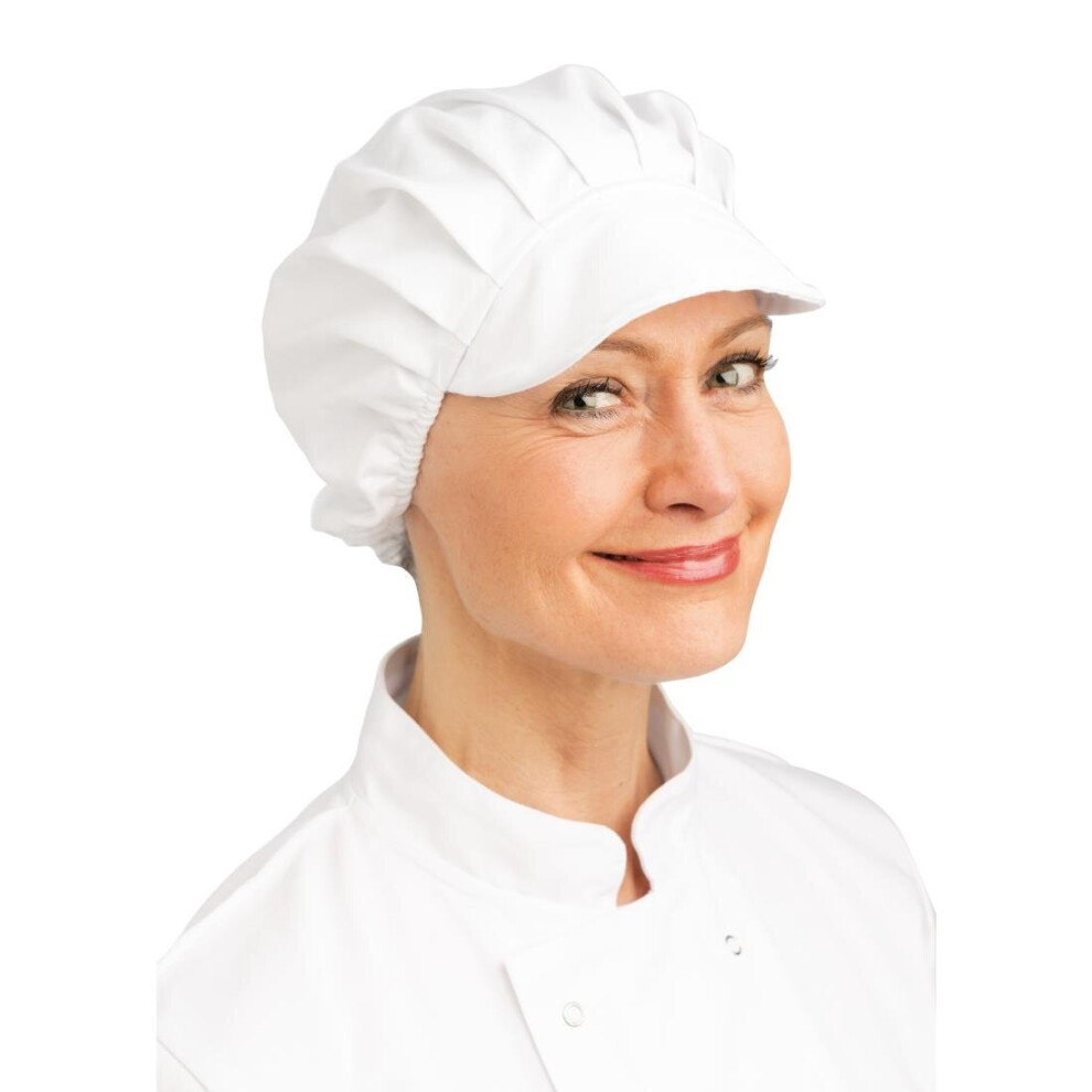 Whites Peaked Unisex Hat White - [B255] 5050984053450