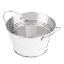 Olympia Mini Metal Food Bucket Shallow 150mm - [DM214]