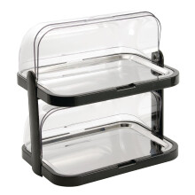 Double Decker Roll Top Cool Display Trays - [CB794]