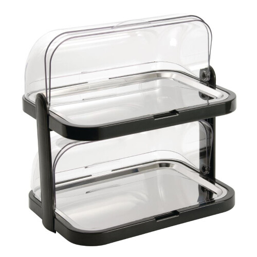 Double Decker Roll Top Cool Display Trays - [CB794]