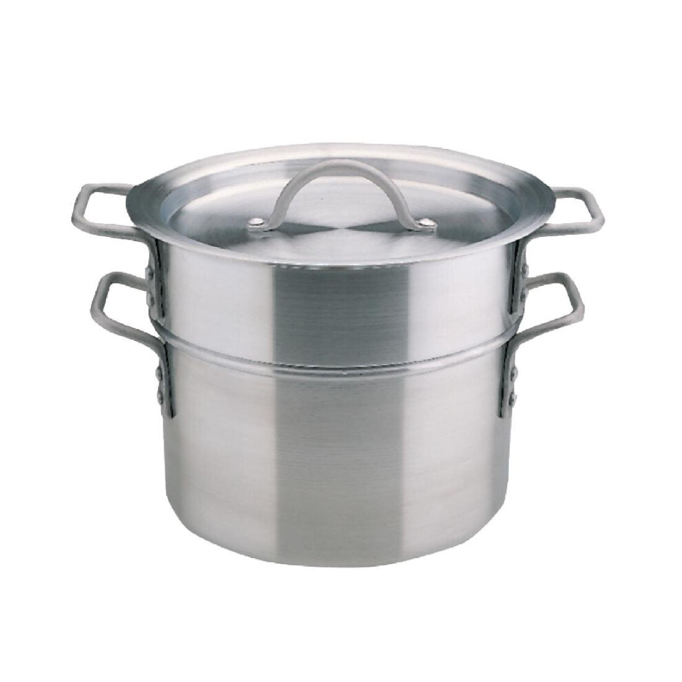 Vogue Aluminium Double Boiler Pan 10Ltr - [K645]