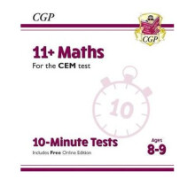 New 11+ CEM 10-Minute Tests: Maths - Ages 8-9 (with Online Edition)
