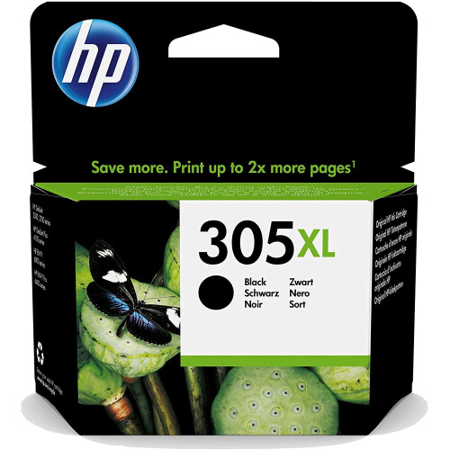 HP HP 305XL Black Ink Cartridge High Yield Original 3YM62AE
