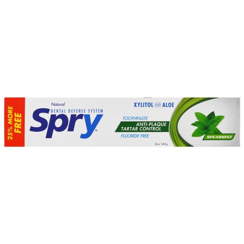 Xlear, Φυσικό Natural Spry Toothpaste, Χλωρίδιο-Free, Spearmint, 5 oz (141 g)