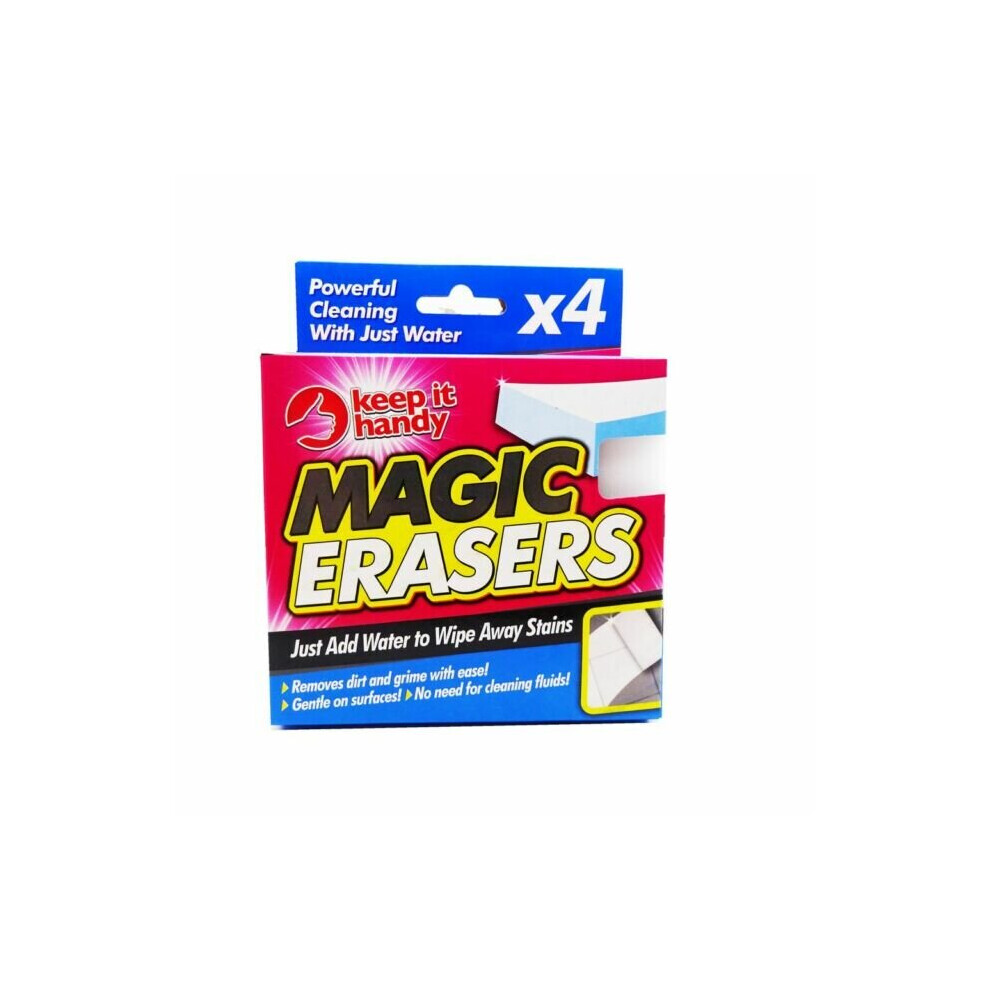 4 Magic Erasers - Keep it Handy Easy Clean Magic Erasers