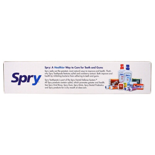 Ξλέαρ, Spry, Φθορίου-Free Toothpaste, Πεπόνι, 5 oz (141 g) 1