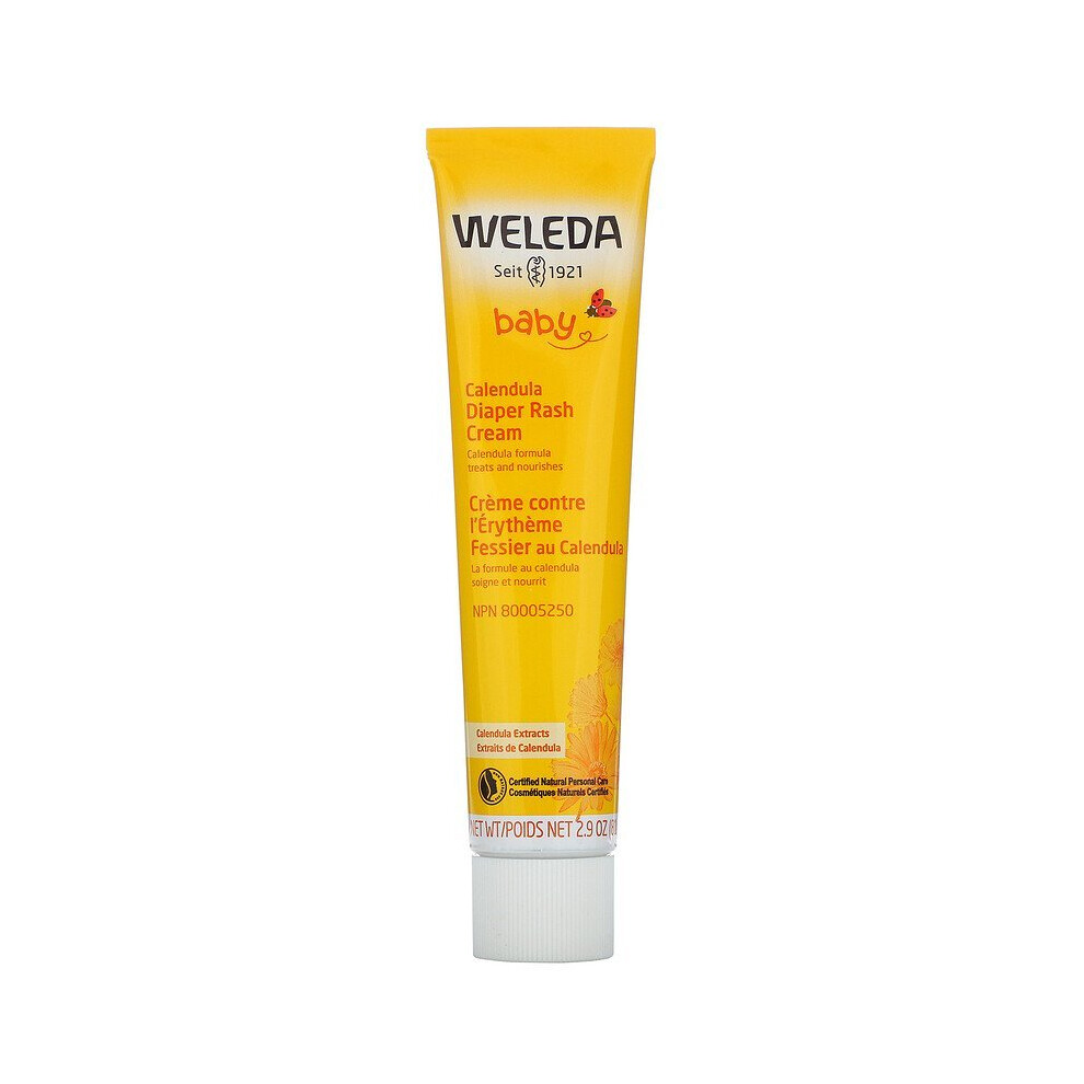 Weleda, Baby, Calendula Diaper Rash Cream, Calendula Extracts, 81g