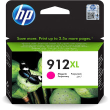 HP 912XL Original Magenta Tintenpatrone mit hoher Kapazität (3YL82AE) für HP OfficeJet 8010-Serie/ OfficeJet Pro 8020-Serie