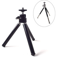 Portable Mini Tripod Ballhead Tabletop Stand Projector Compact Cameras