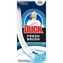 Toilet Duck Fresh Brush Starter Kit: Flushable Pads with Citrus Action for Easy, Germ-Free Toilet Bowl Cleaning