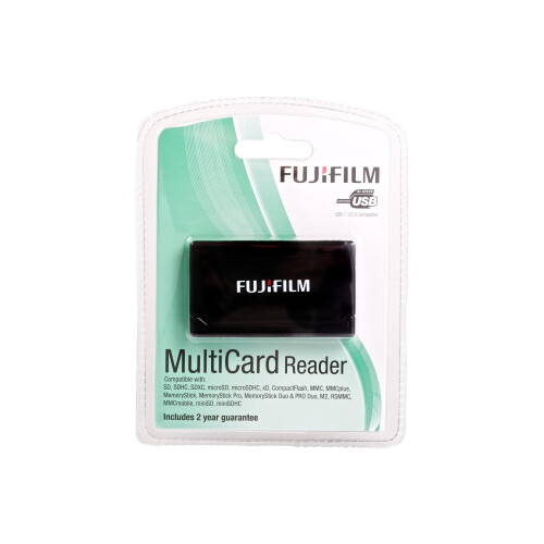 Fujifilm Fuji USB Multi Card Reader - SD, Micro SD, SDHC, xD, CF, MMC, Memory Stick, SDXC 2