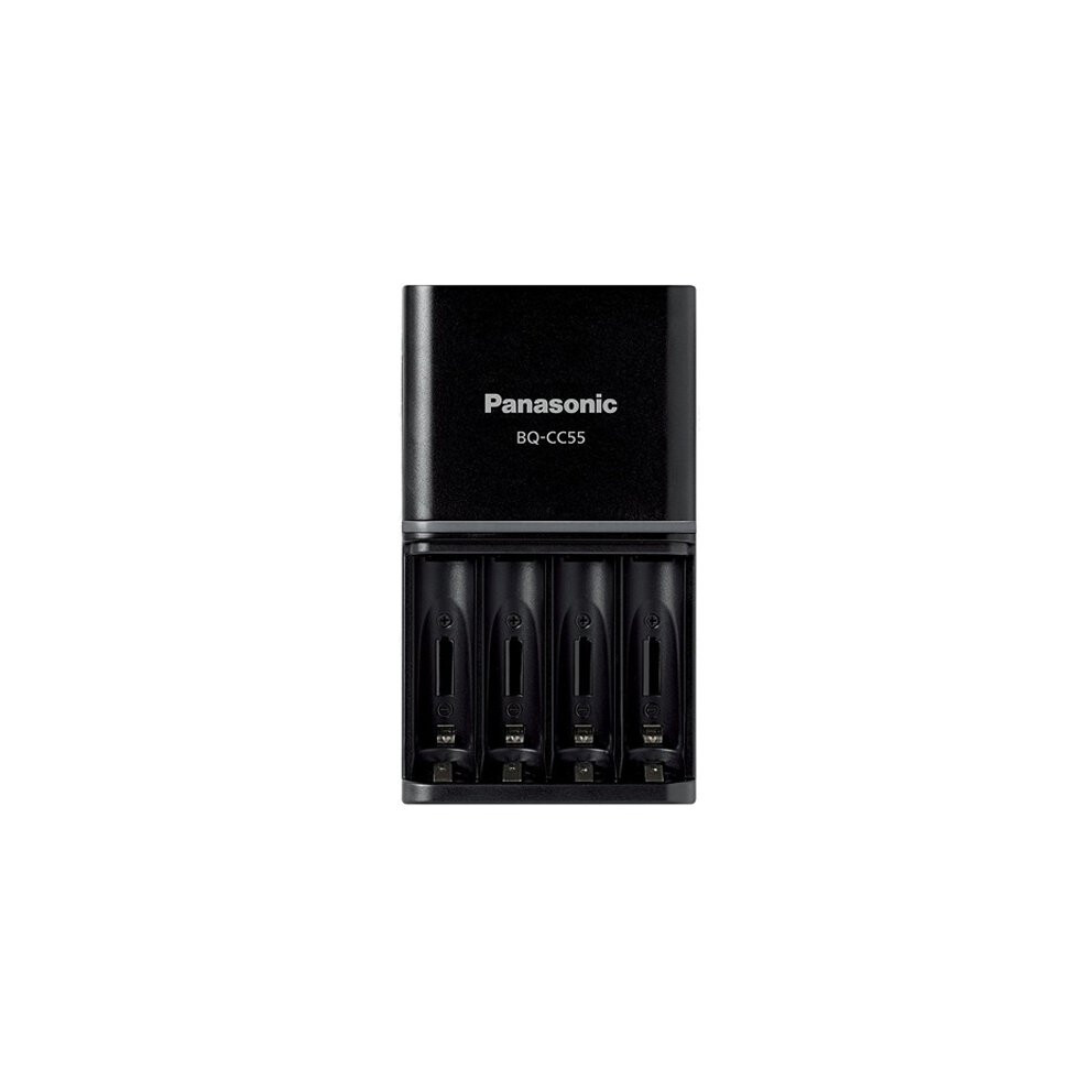 Panasonic ENELOOP BQ-CC55 UK Plug in Charger + 4x AA 2500mAh Batteries