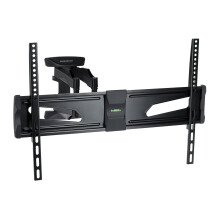 ProperAV Swing Arm Wall TV Bracket Black 37"-70" Black