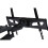 ProperAV Swing Arm Wall TV Bracket Black 37"-70" Black 3