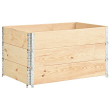 vidaXL pallerammer, 3 stk., 50x100 cm, massivt fyrretræ