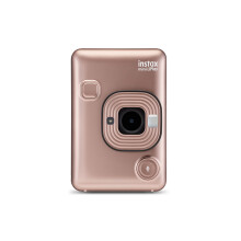 Fujifilm Instax Mini LiPlay Hybrid Instant Camera - Blush Gold