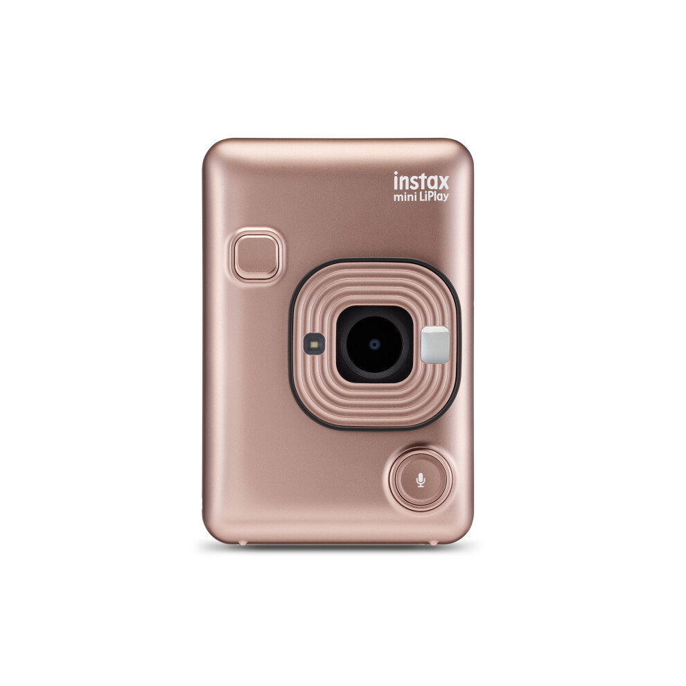 Fujifilm Instax Mini Liplay Hybrid Instant Camera - Blush Gold