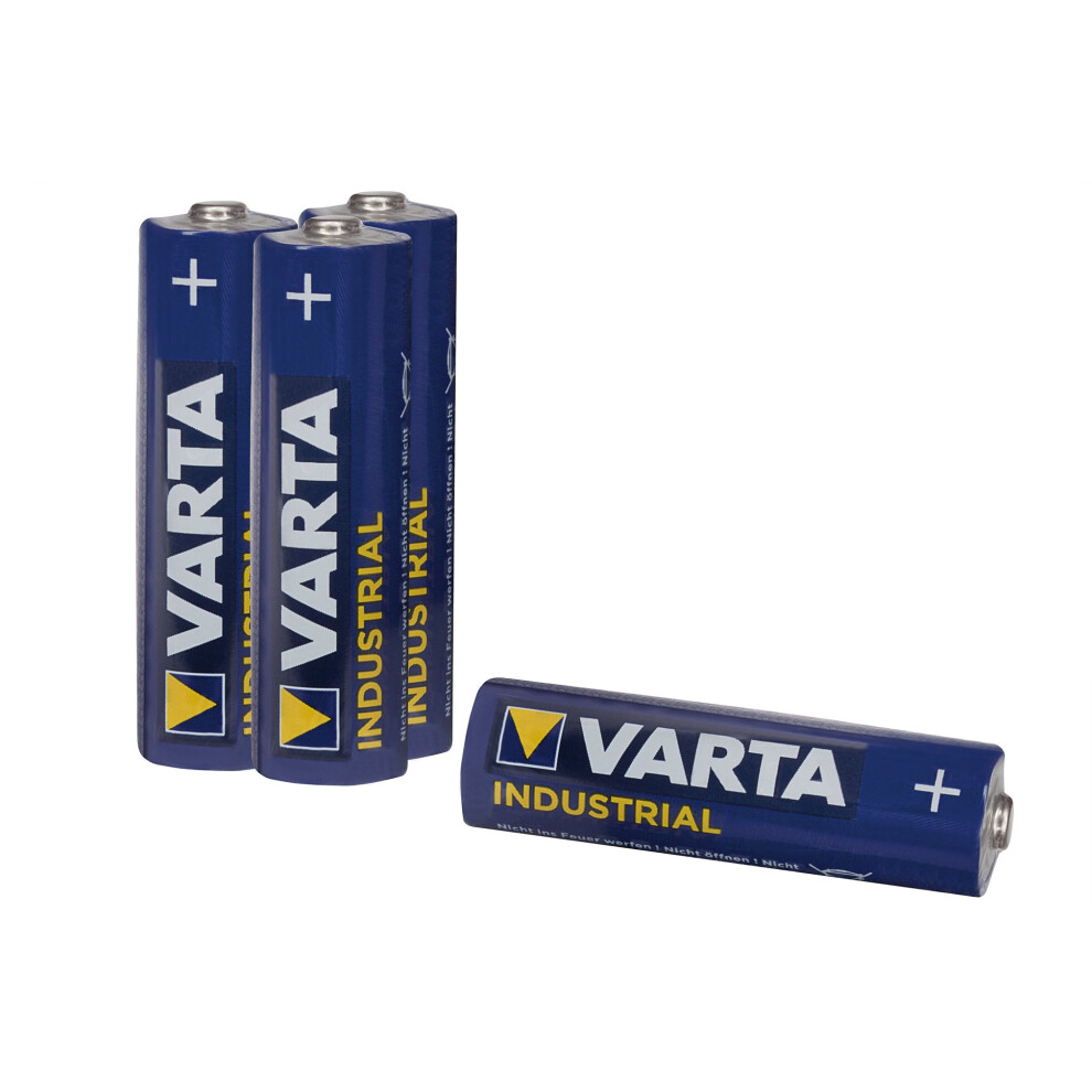 Varta Industrial AA Alkaline Batteries  Pack of 4