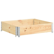 vidaXL pallerør 100x100 cm massivt fyrretræ