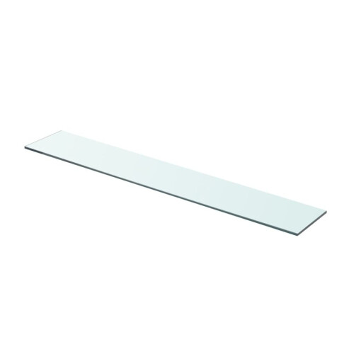 vidaXL klart glaspanel 80x12 cm