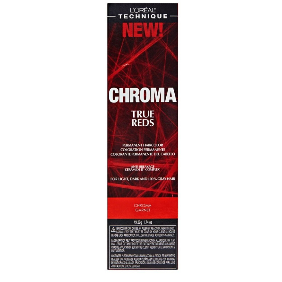 (Chroma Garret  ) L'Oreal Chroma GARRET True Reds For Light, Dark And 100% Gray Hair