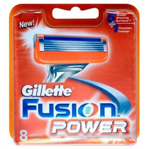 Gillette Gillette Fusion Power barberblade til mænd - 8 blade