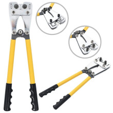 vidaXL Hydraulic Crimping Pliers Hexagon Stripping Wire Cable Cutter Tool