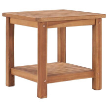 vidaXL Solid Teak Wood Coffee Table Couch Accent Side Living Room Furniture